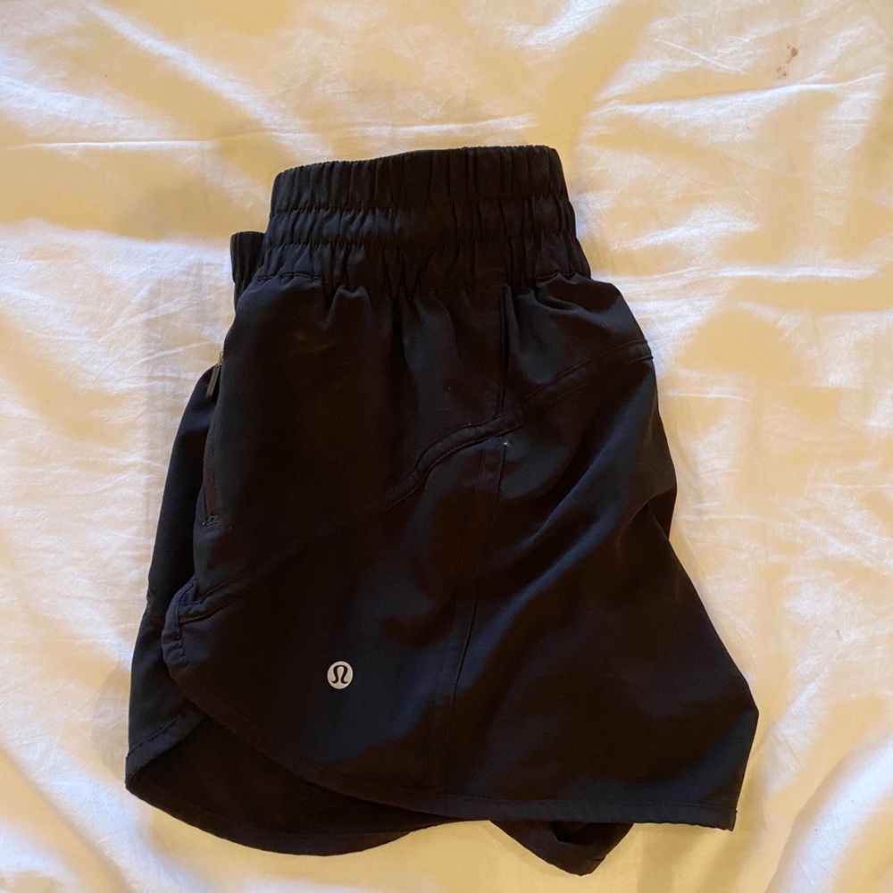 Black lululemon shorts